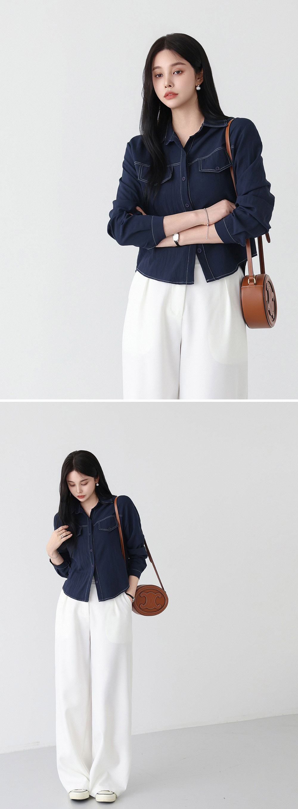 簡約氣質款長袖襯衫,KOREA,358679,簡約氣質款長袖襯衫,周新品優惠,NEWARRIVAL