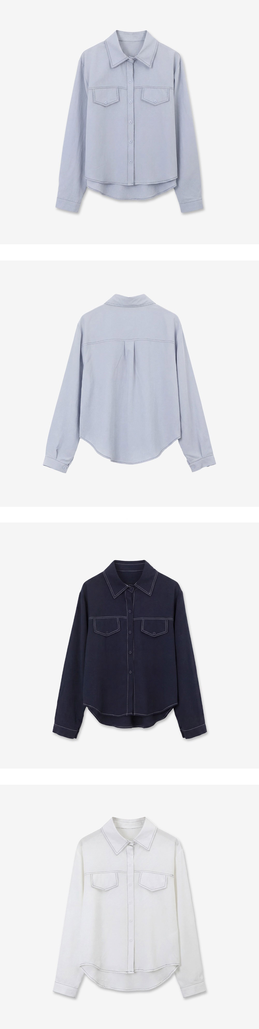 簡約氣質款長袖襯衫,KOREA,358679,簡約氣質款長袖襯衫,周新品優惠,NEWARRIVAL