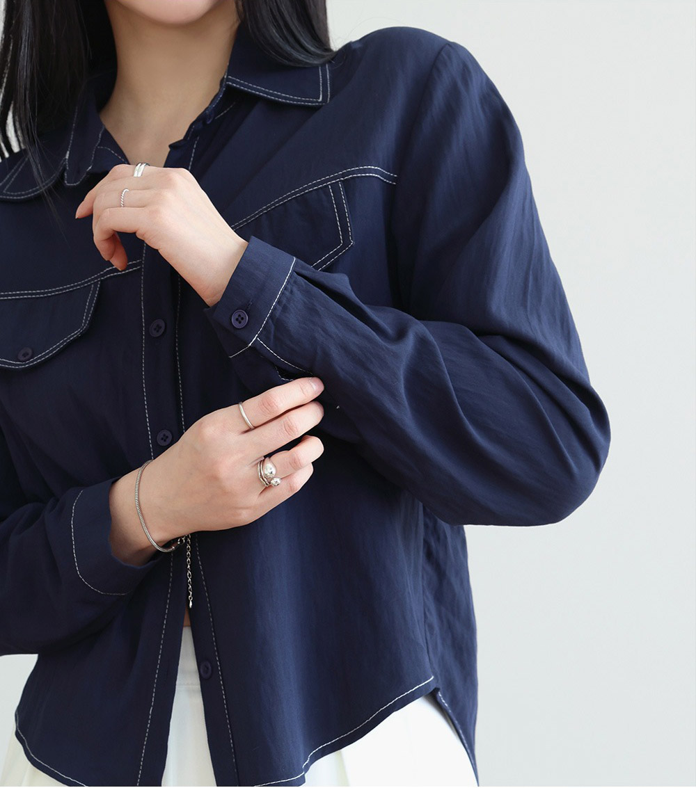簡約氣質款長袖襯衫,KOREA,358679,簡約氣質款長袖襯衫,周新品優惠,NEWARRIVAL