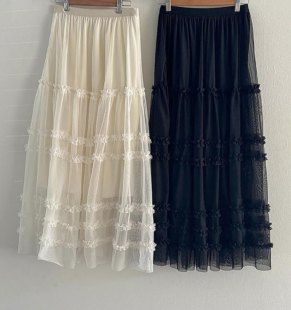 浪漫多層次網紗長裙,KOREA,359657,浪漫多層次網紗長裙,領500,999免運