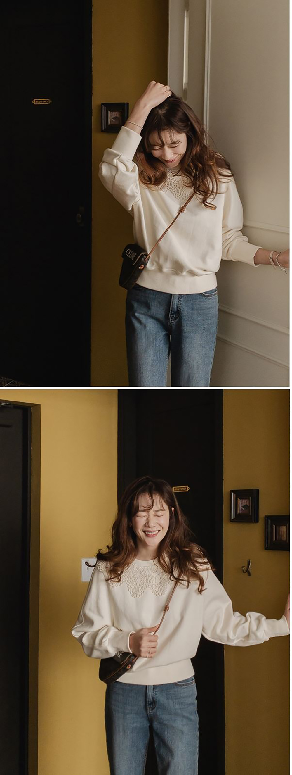 浪漫蕾絲花邊領上衣,KOREA,360044,浪漫蕾絲花邊領上衣,領500,999免運