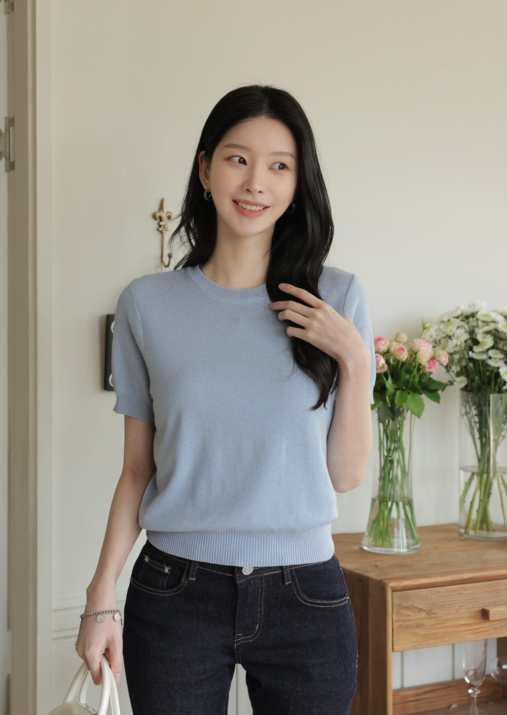 鏤空設計披肩針織上衣,KOREA,360915,鏤空設計披肩針織上衣,周新品優惠,NEWARRIVAL