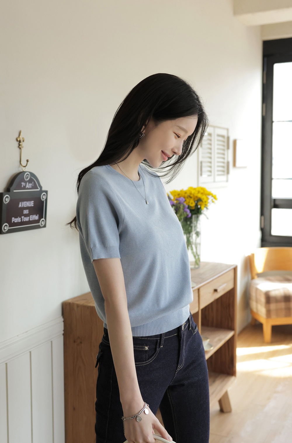 鏤空設計披肩針織上衣,KOREA,360915,鏤空設計披肩針織上衣,周新品優惠,NEWARRIVAL