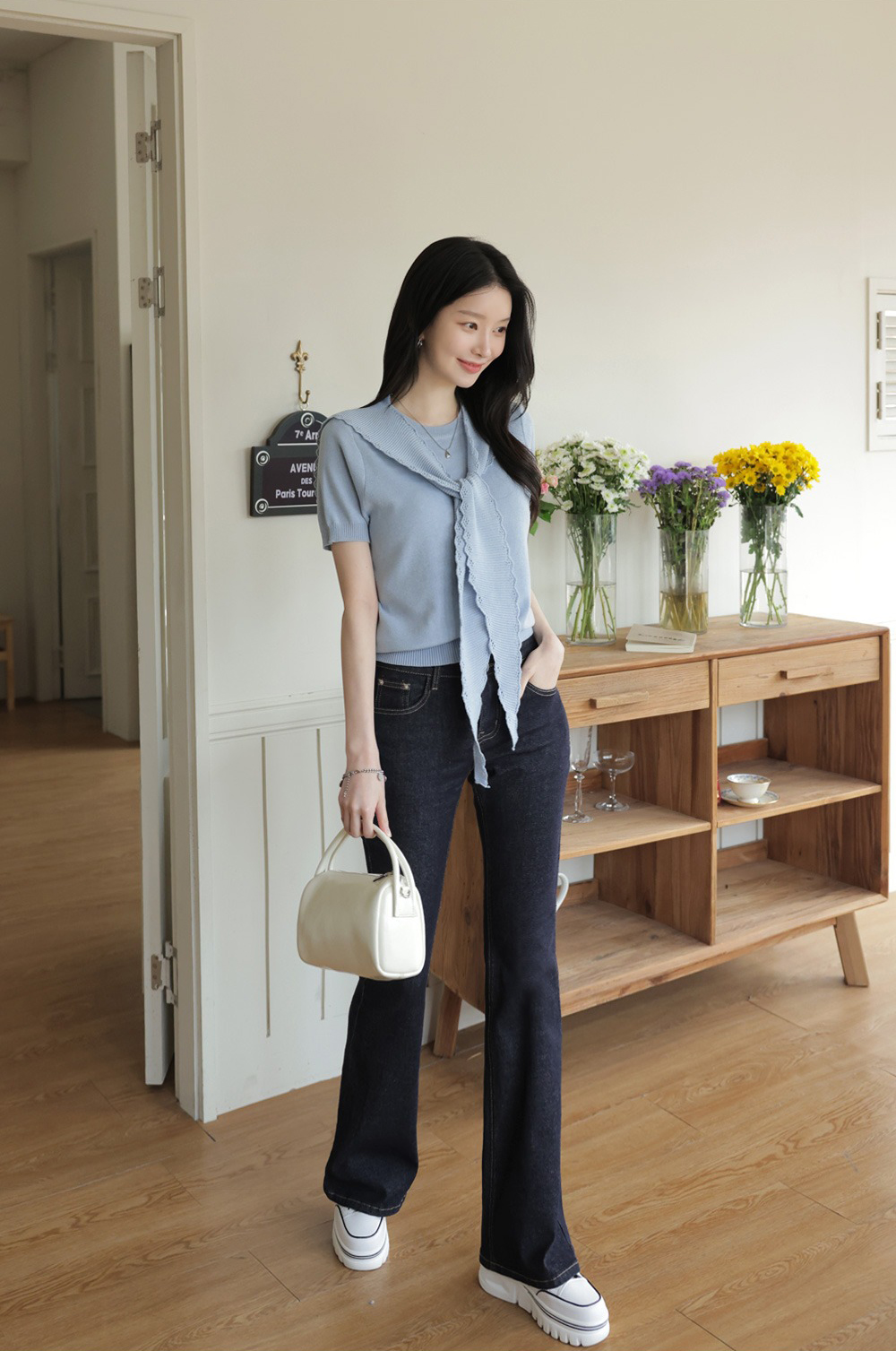 鏤空設計披肩針織上衣,KOREA,360915,鏤空設計披肩針織上衣,周新品優惠,NEWARRIVAL