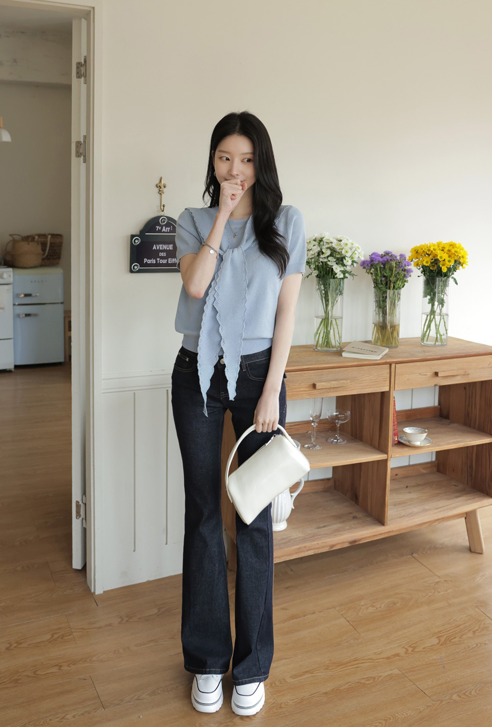 鏤空設計披肩針織上衣,KOREA,360915,鏤空設計披肩針織上衣,周新品優惠,NEWARRIVAL