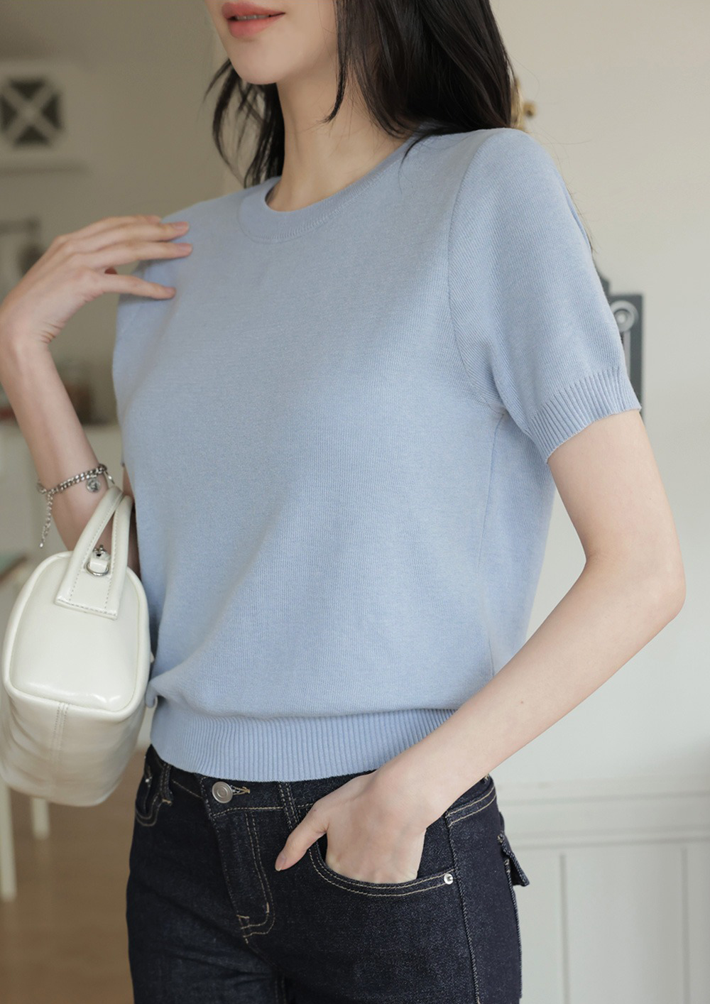 鏤空設計披肩針織上衣,KOREA,360915,鏤空設計披肩針織上衣,周新品優惠,NEWARRIVAL