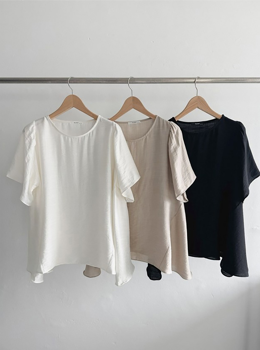 休閒純色寬鬆圓領上衣,KOREA,359626,休閒純色寬鬆圓領上衣,領500,999免運