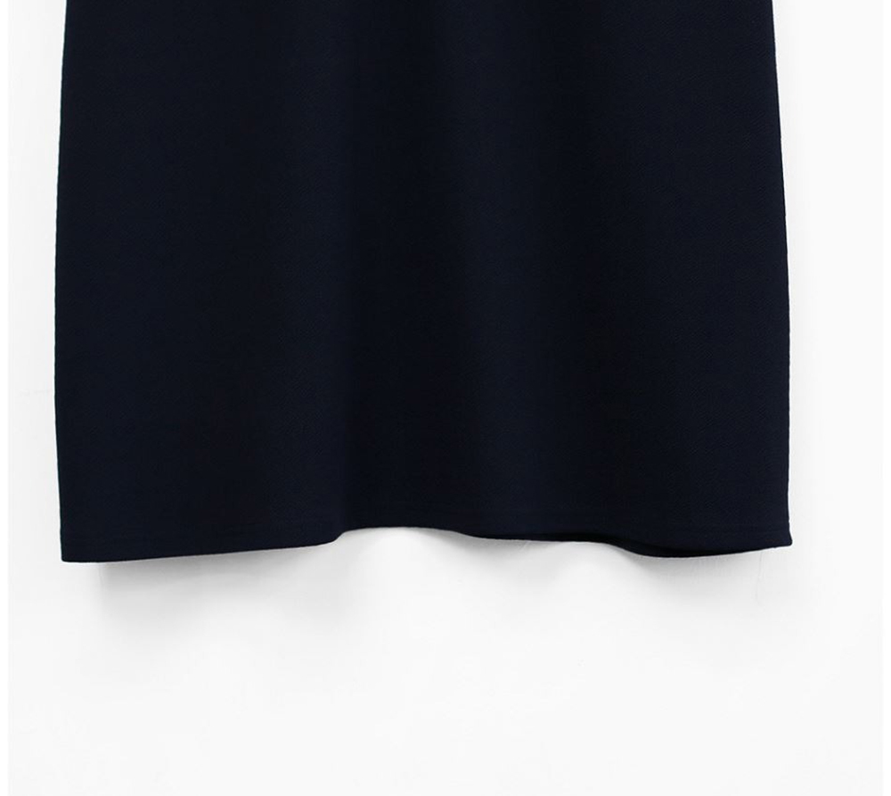 蕾絲領珍珠釦長洋裝,KOREA,362334,蕾絲領珍珠釦長洋裝,領500,999免運