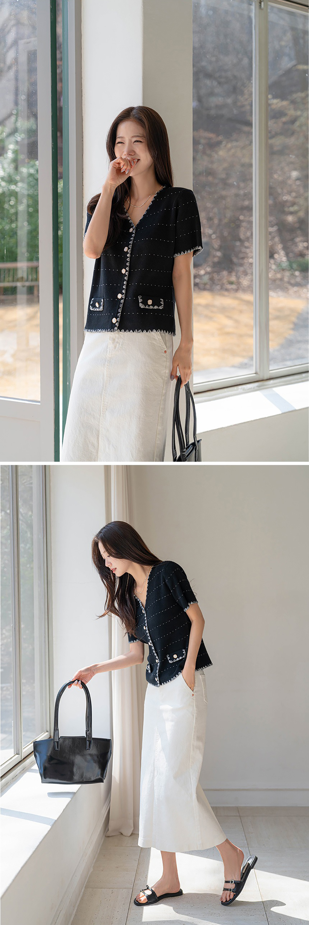 貴氣感V領針織上衣,KOREA,363258,貴氣感V領針織上衣,領500,999免運