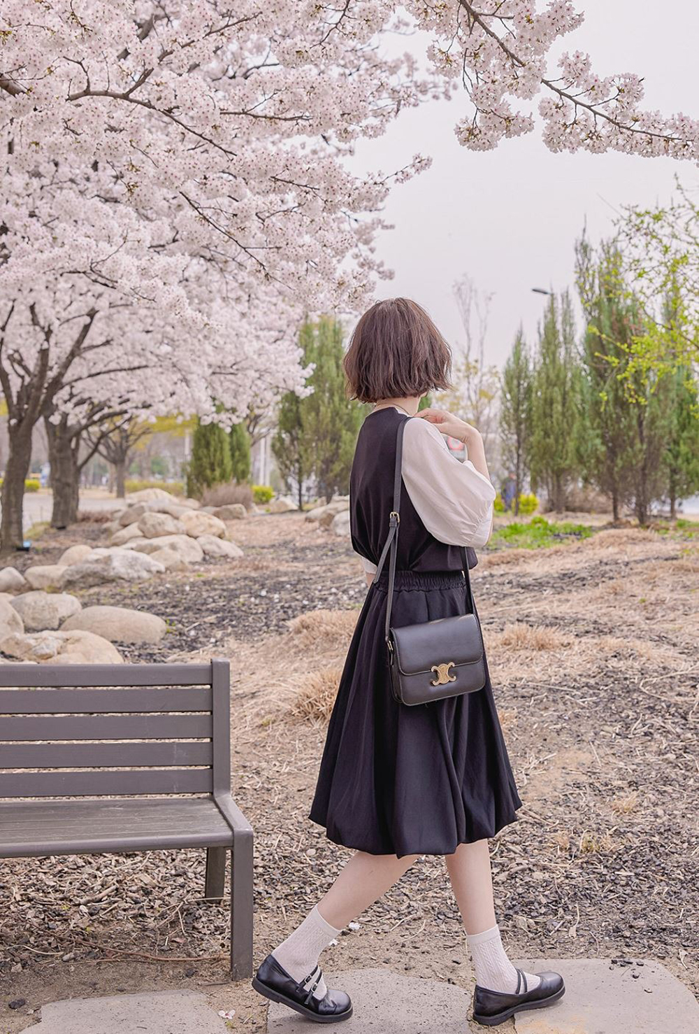 質感撞色拼接襯衫,連衣裙,KOREA,365023,質感撞色拼接襯衫,999免運