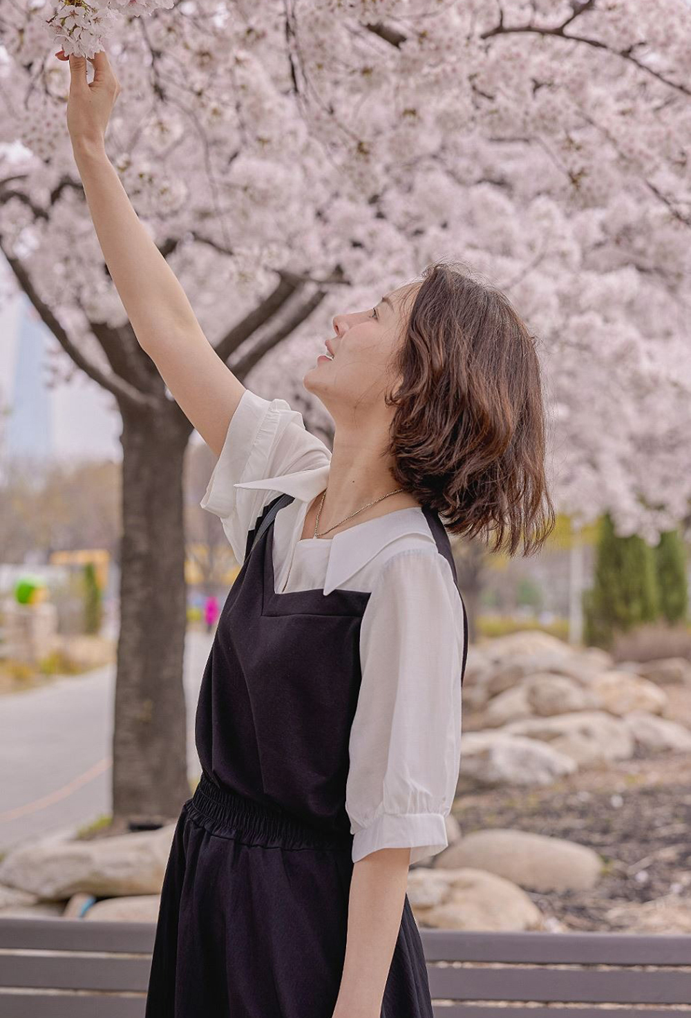 質感撞色拼接襯衫,連衣裙,KOREA,365023,質感撞色拼接襯衫,999免運