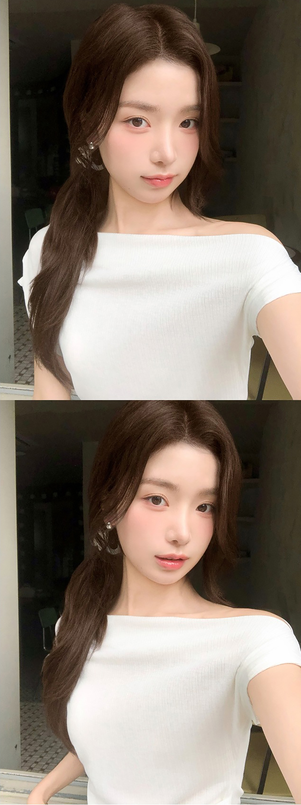 不對稱露肩羅紋上衣,KOREA,372862,不對稱露肩羅紋上衣,周新品優惠,NEWARRIVAL