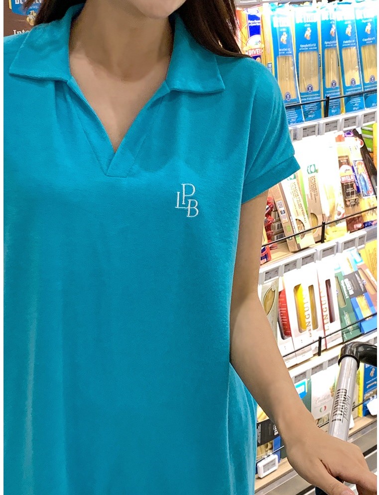 溫柔質感落肩連身裙,襯衫,Korea,377656,溫柔質感落肩連身裙,999免運