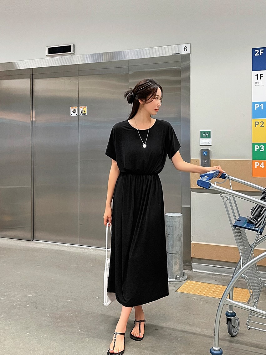 涼感透氣免燙洋裝,evaviva,381463,涼感透氣免燙洋裝,領500,999免運