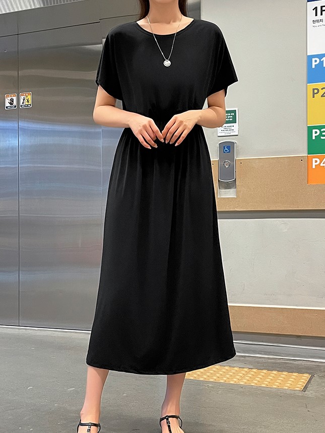涼感透氣免燙洋裝,evaviva,381463,涼感透氣免燙洋裝,領500,999免運