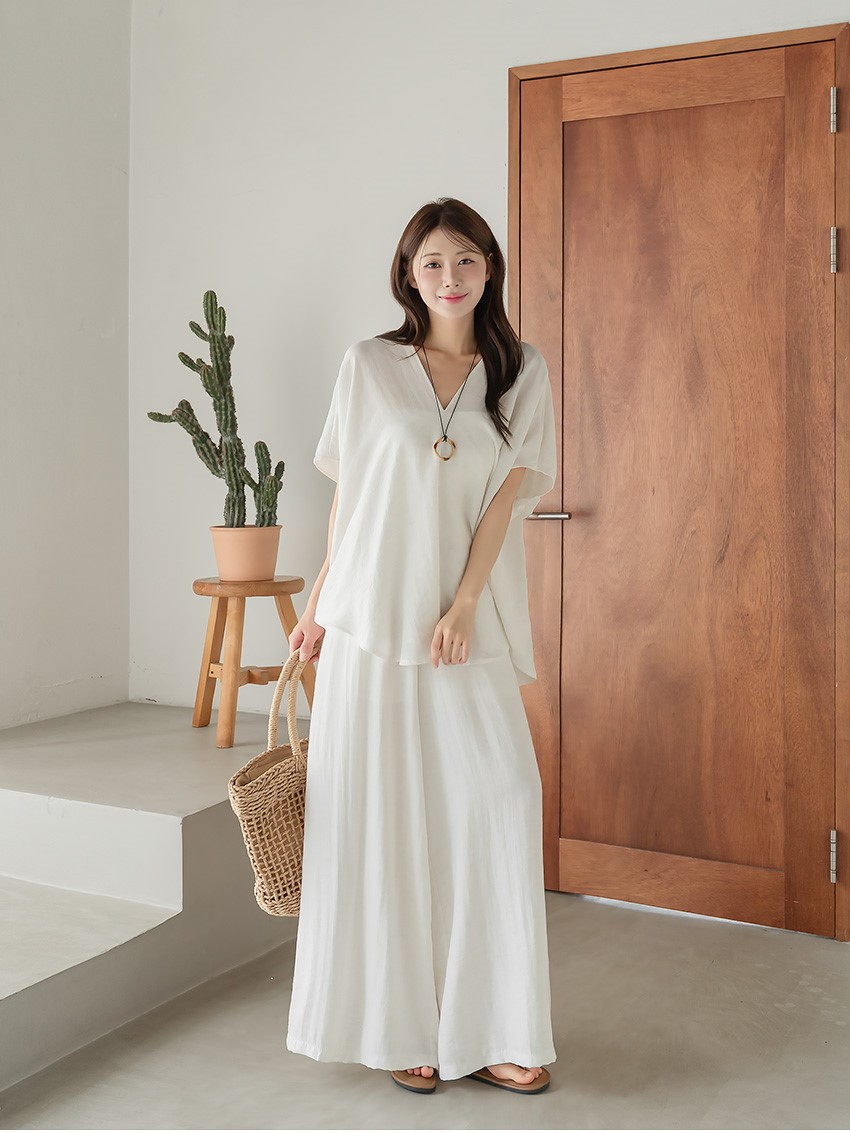 南法假日飄逸裙褲套裝,KOREA,381468,南法假日飄逸裙褲套裝,周新品優惠,NEWARRIVAL