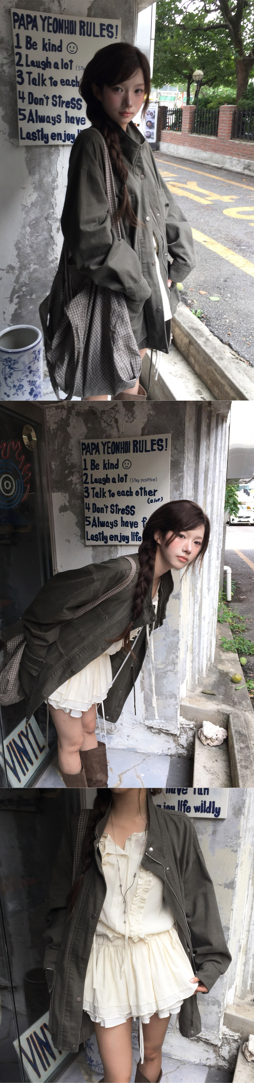 甜美荷葉抓皺洋裝,KOREA,395497,甜美荷葉抓皺洋裝,領500,999免運