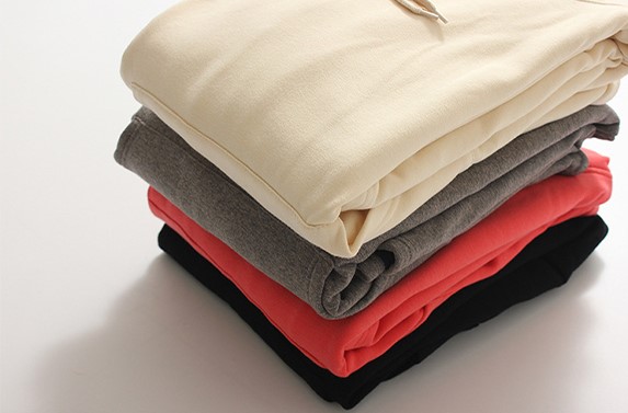 素面連帽口袋洋裝