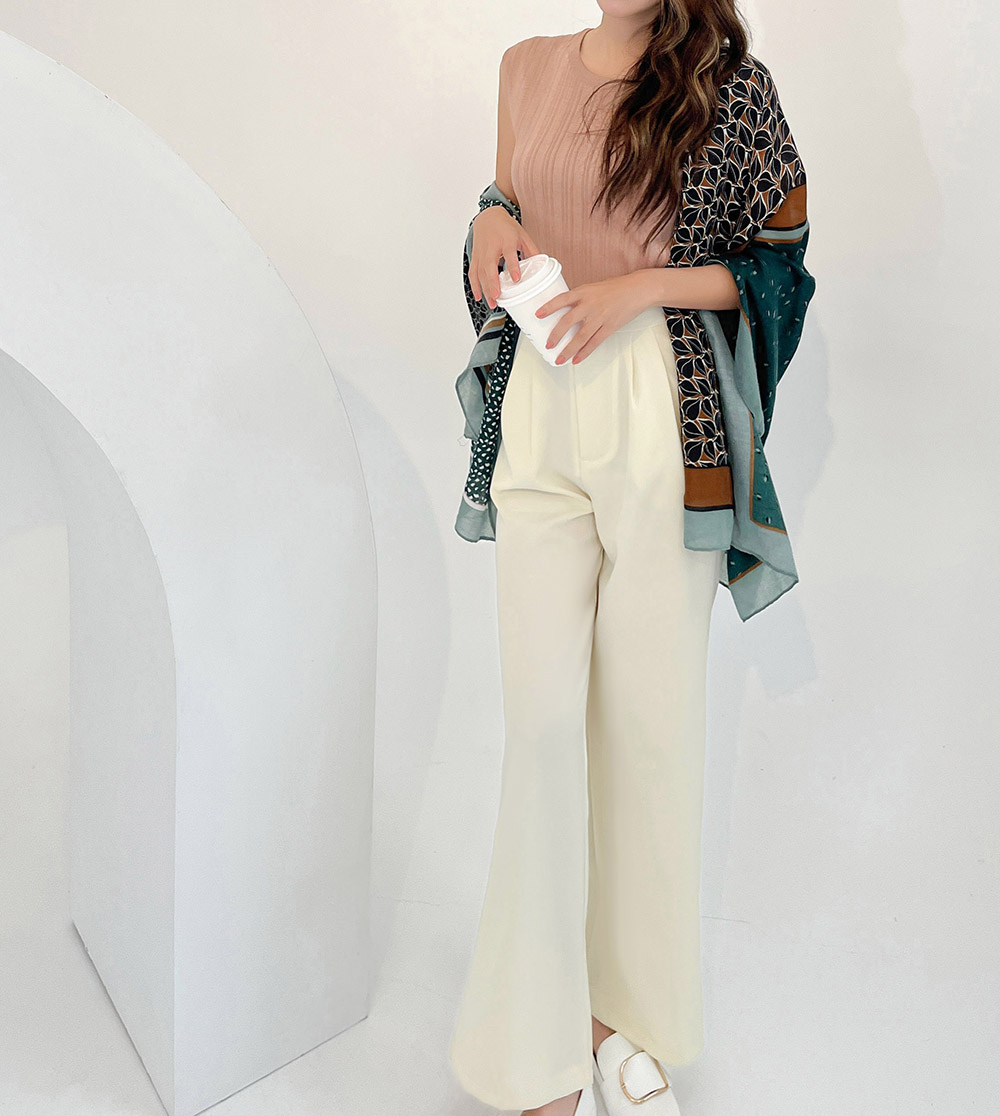 文青復古感柔軟絲巾