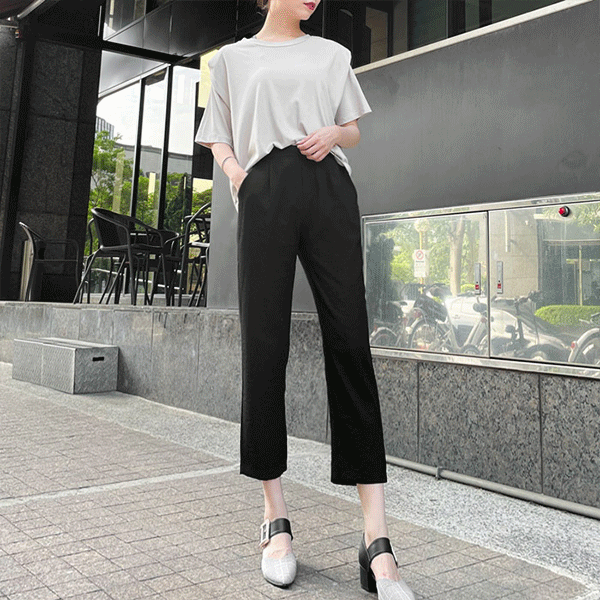 夏季清涼冰絲長褲