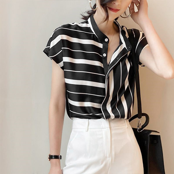 霸氣女王感簡約設計襯衫