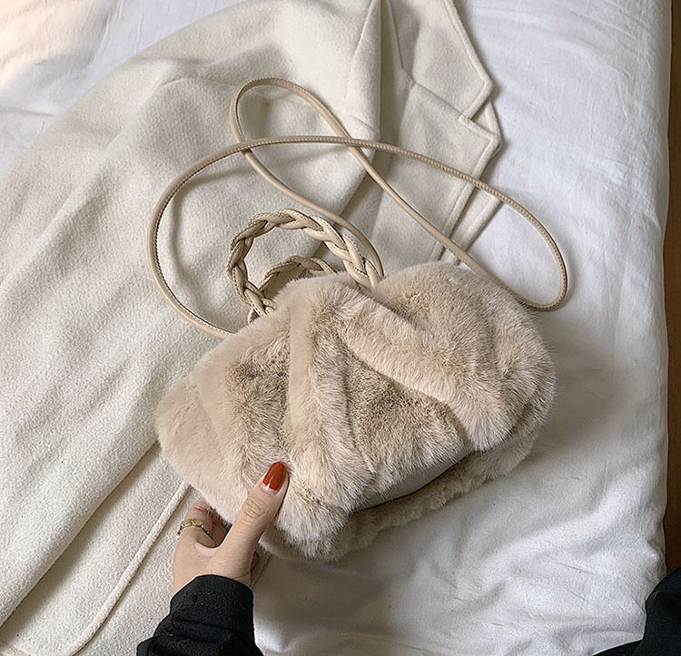 浪漫法式名媛款甜美毛茸包