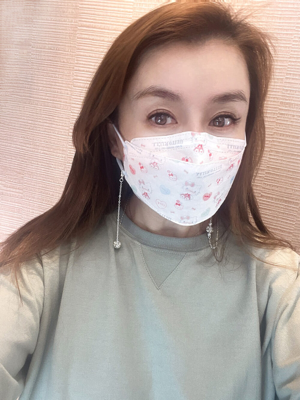 精緻燈籠設計典雅口罩鍊,鍊子,飾品,口罩鍊,眼鏡鍊,冬天