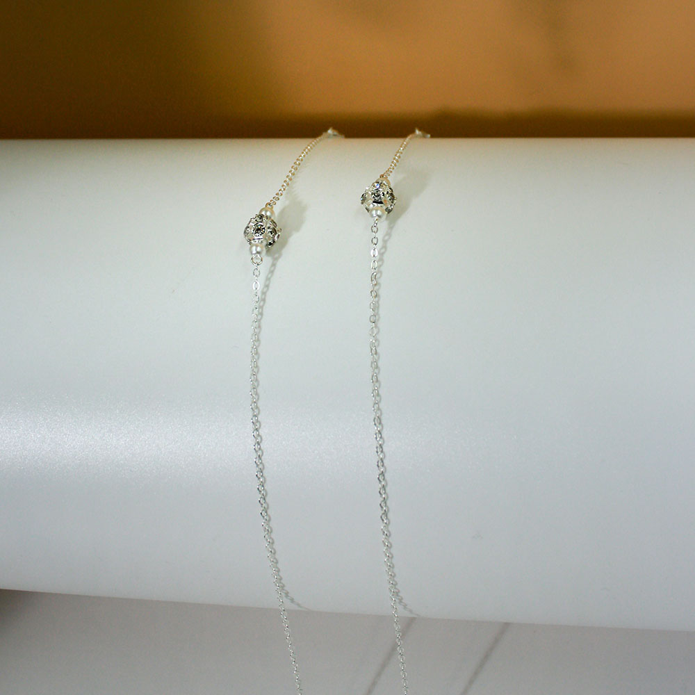 精緻燈籠設計典雅口罩鍊,鍊子,飾品,口罩鍊,眼鏡鍊,冬天