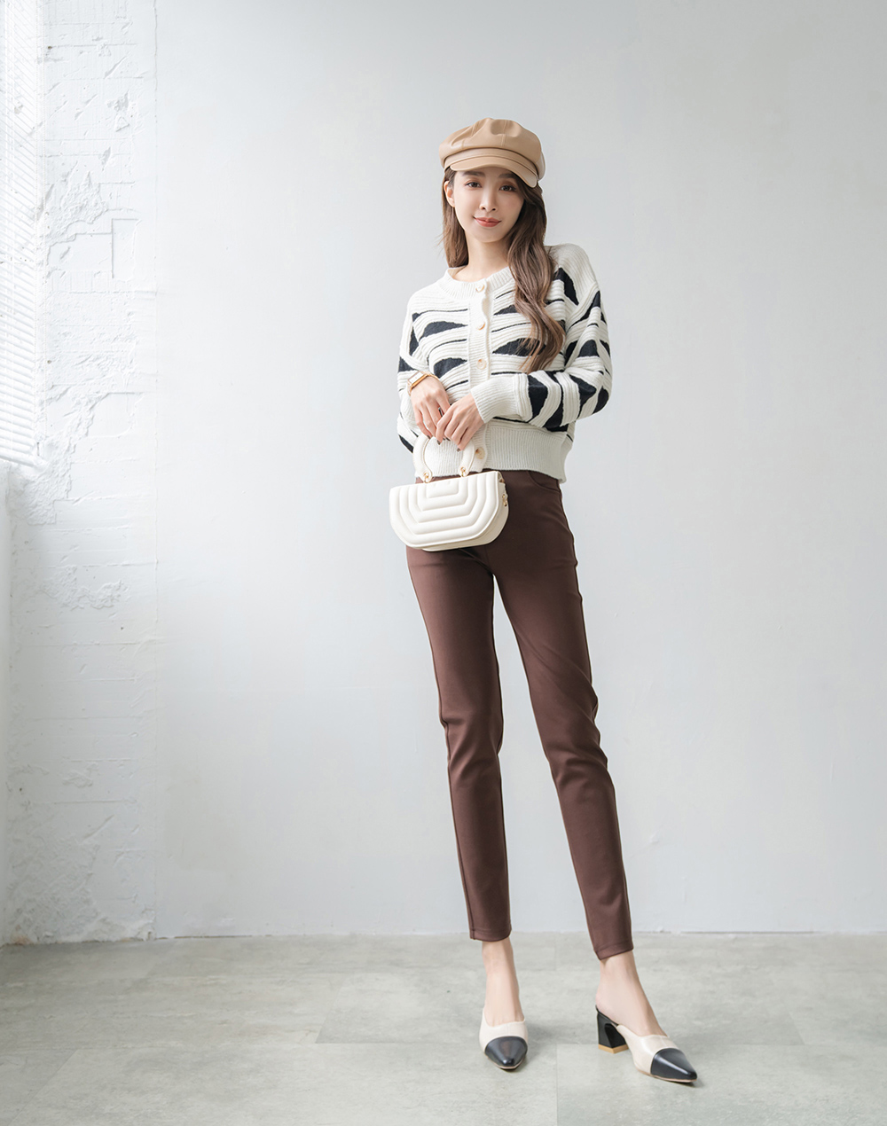 修身百搭彈性素色長褲,窄管褲,中大尺碼,長褲,AB褲,褲子