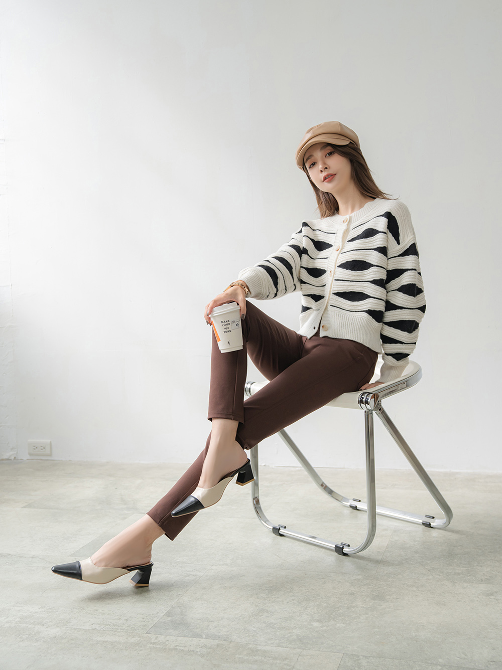 修身百搭彈性素色長褲,窄管褲,中大尺碼,長褲,AB褲,褲子