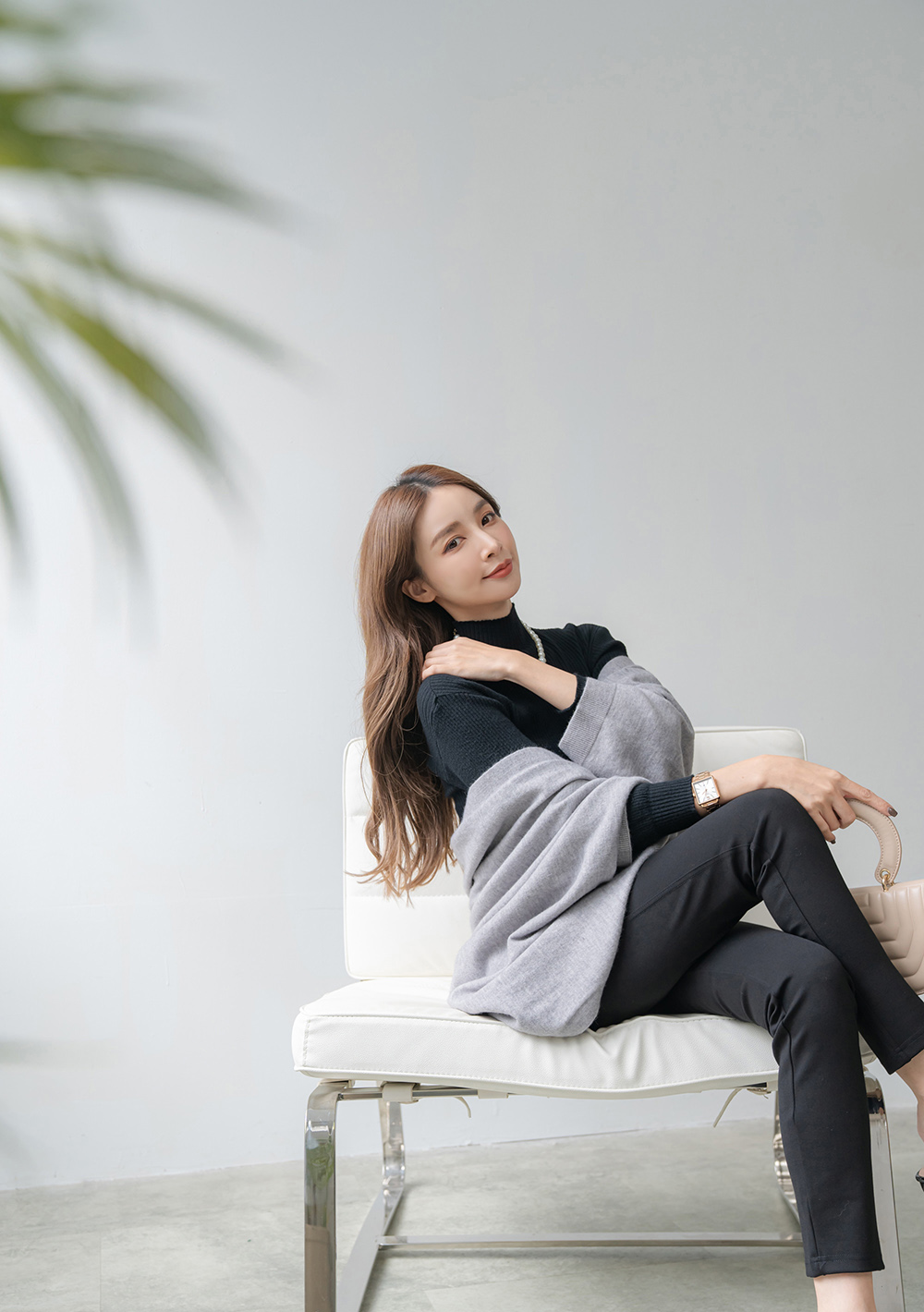 修身百搭彈性素色長褲,窄管褲,中大尺碼,長褲,AB褲,褲子