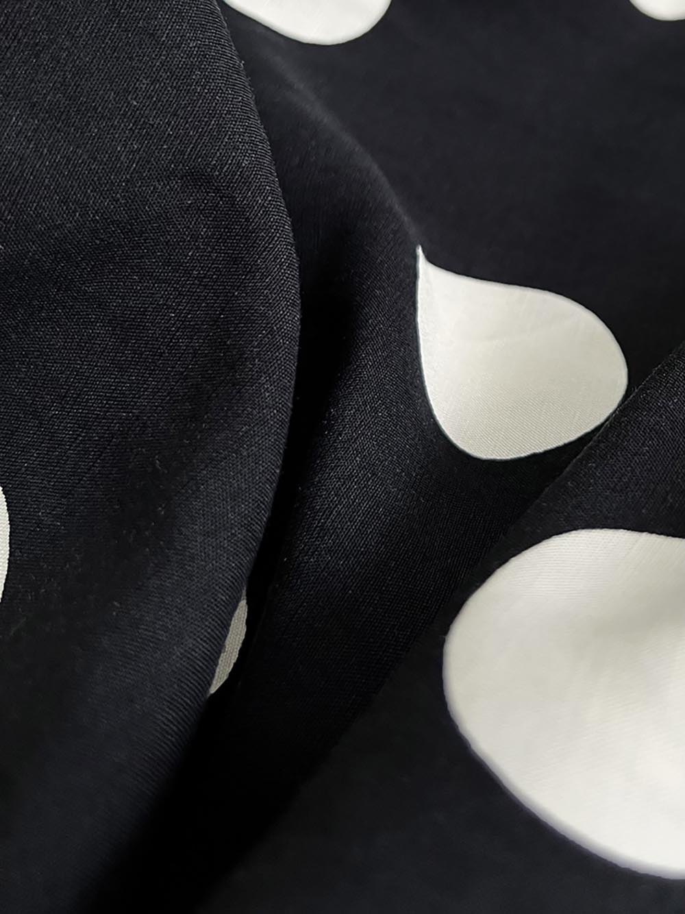 U背抽繩大波點無袖洋裝,婉約,綁帶,美背,開衩,甜美