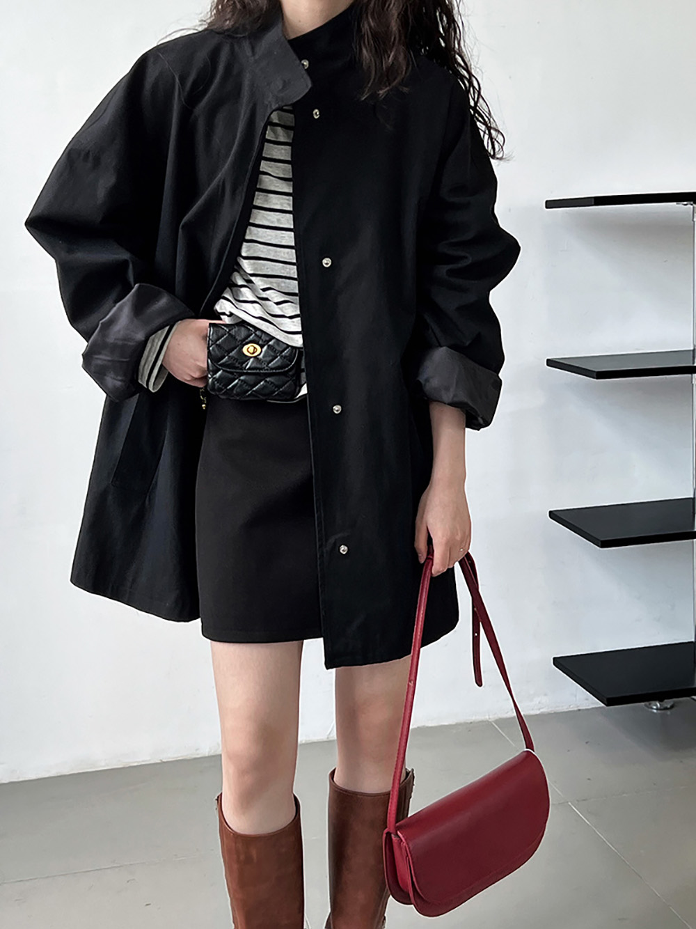 高級日系感風衣外套,春天,春季,秋天,秋季,時尚