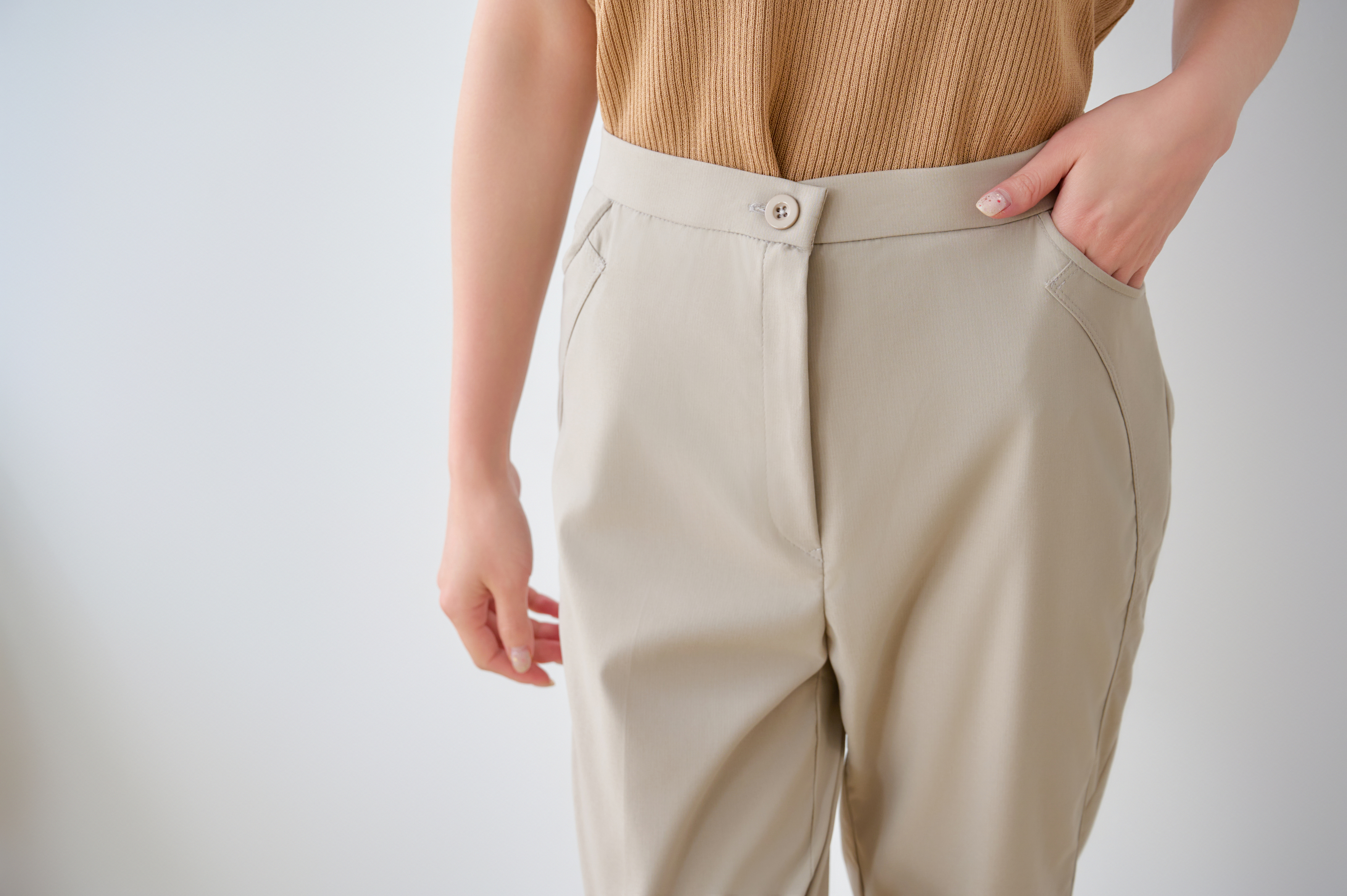 氣質素面九分長褲,經典不敗,顯瘦,質感,舒適,百搭