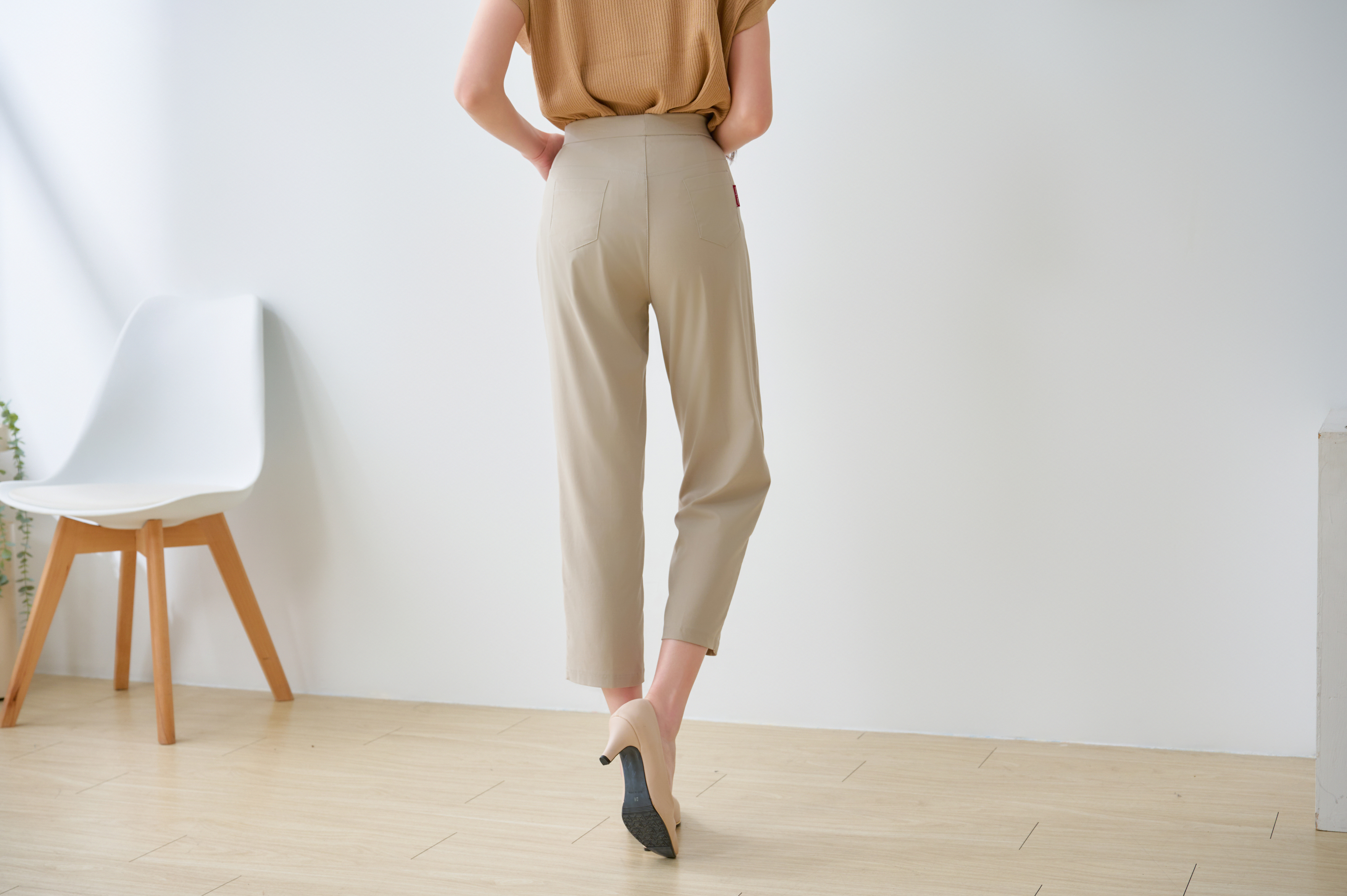 氣質素面九分長褲,經典不敗,顯瘦,質感,舒適,百搭