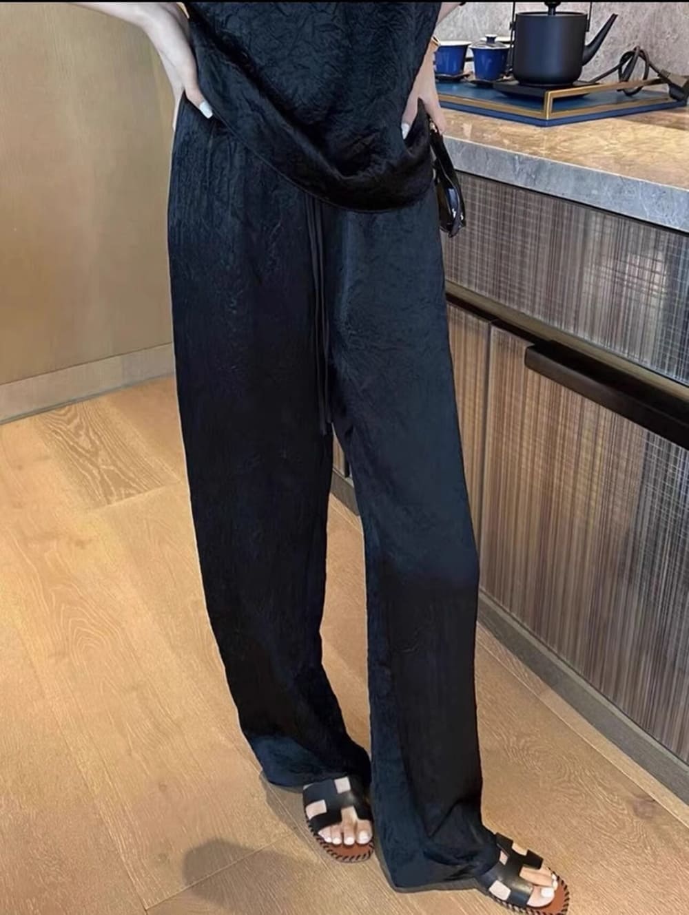 肌理感背心長褲套裝