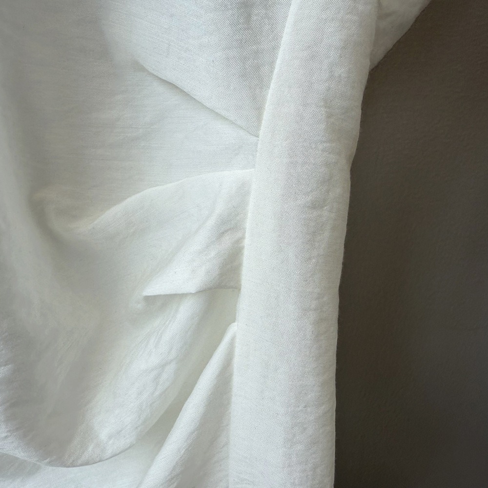 設計感後綁帶開衩上衣