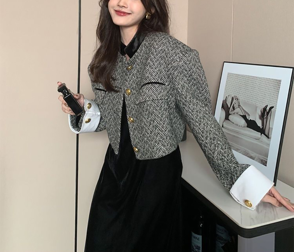 法式赫本小香風外套