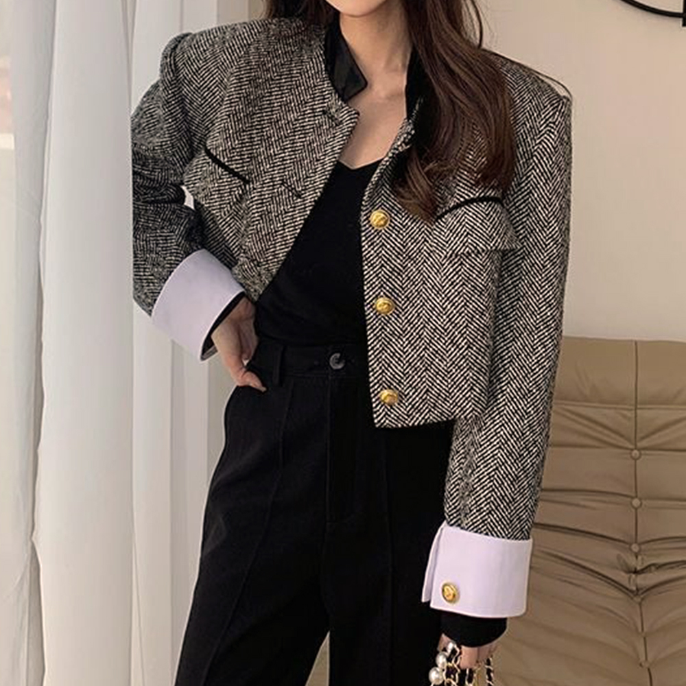 法式赫本小香風外套