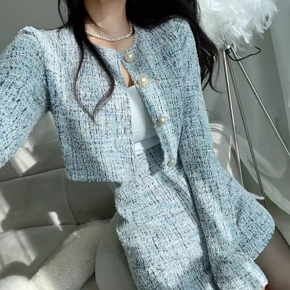 名媛小香風短褲套裝