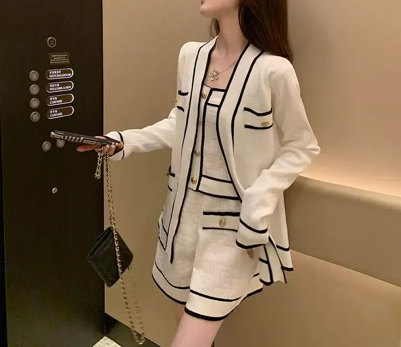 針織小香風三件套裝