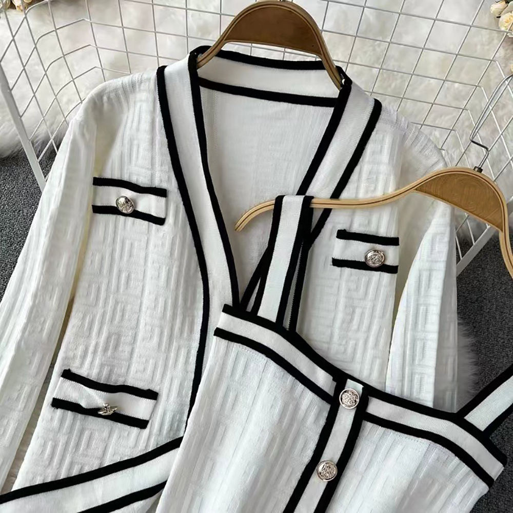 針織小香風三件套裝