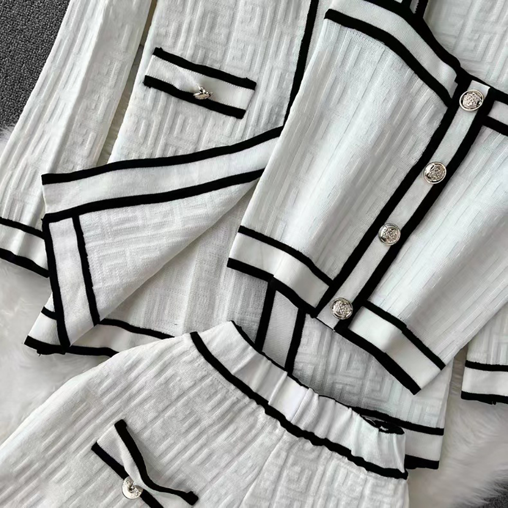 針織小香風三件套裝