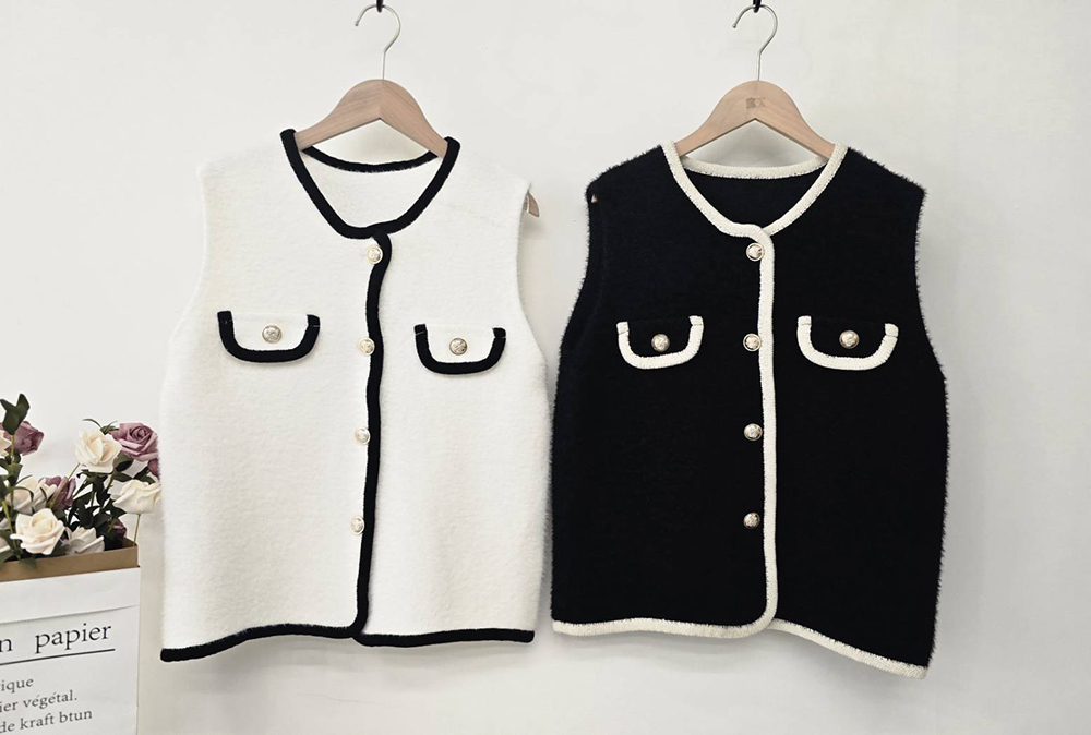 舒適毛茸茸小香風背心
