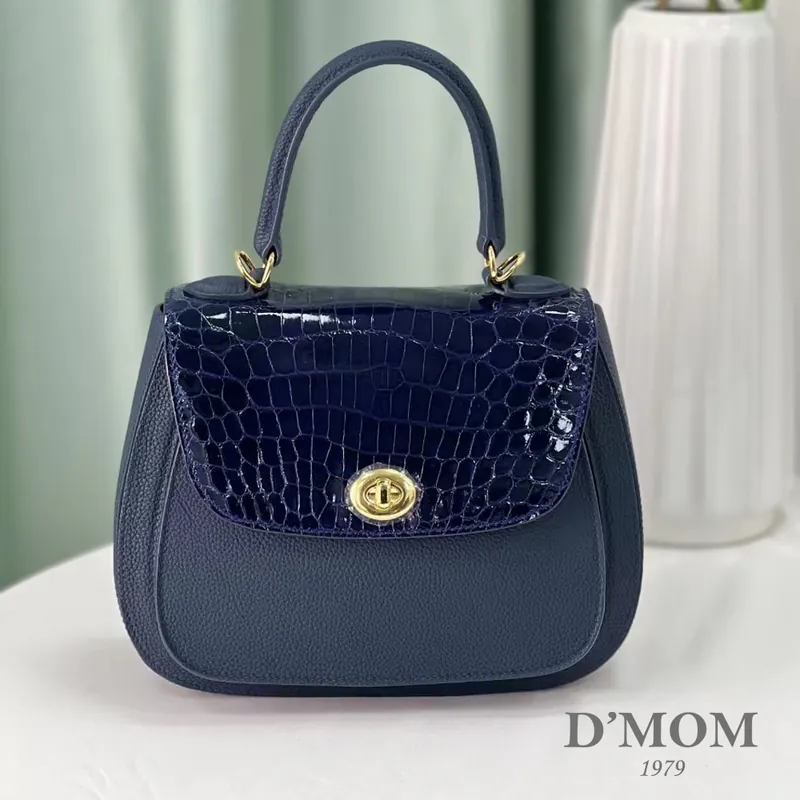 TOP HANDLE 20鱷魚腹皮TOUCH包
