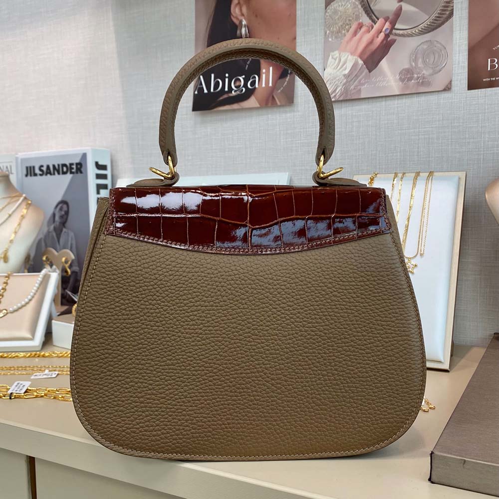 TOP HANDLE 20鱷魚腹皮TOUCH包