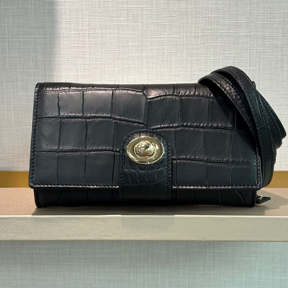 全鱷魚腹皮WOC訂製長夾