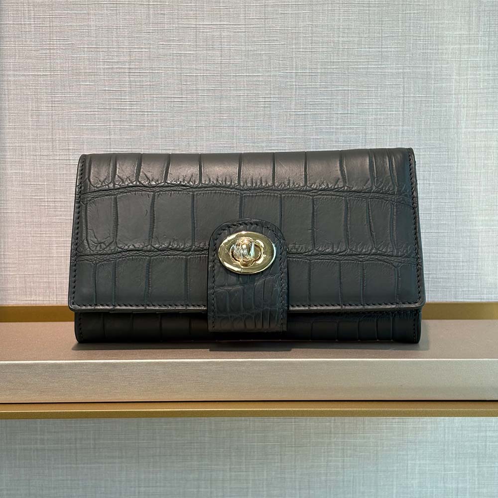 全鱷魚腹皮WOC訂製長夾