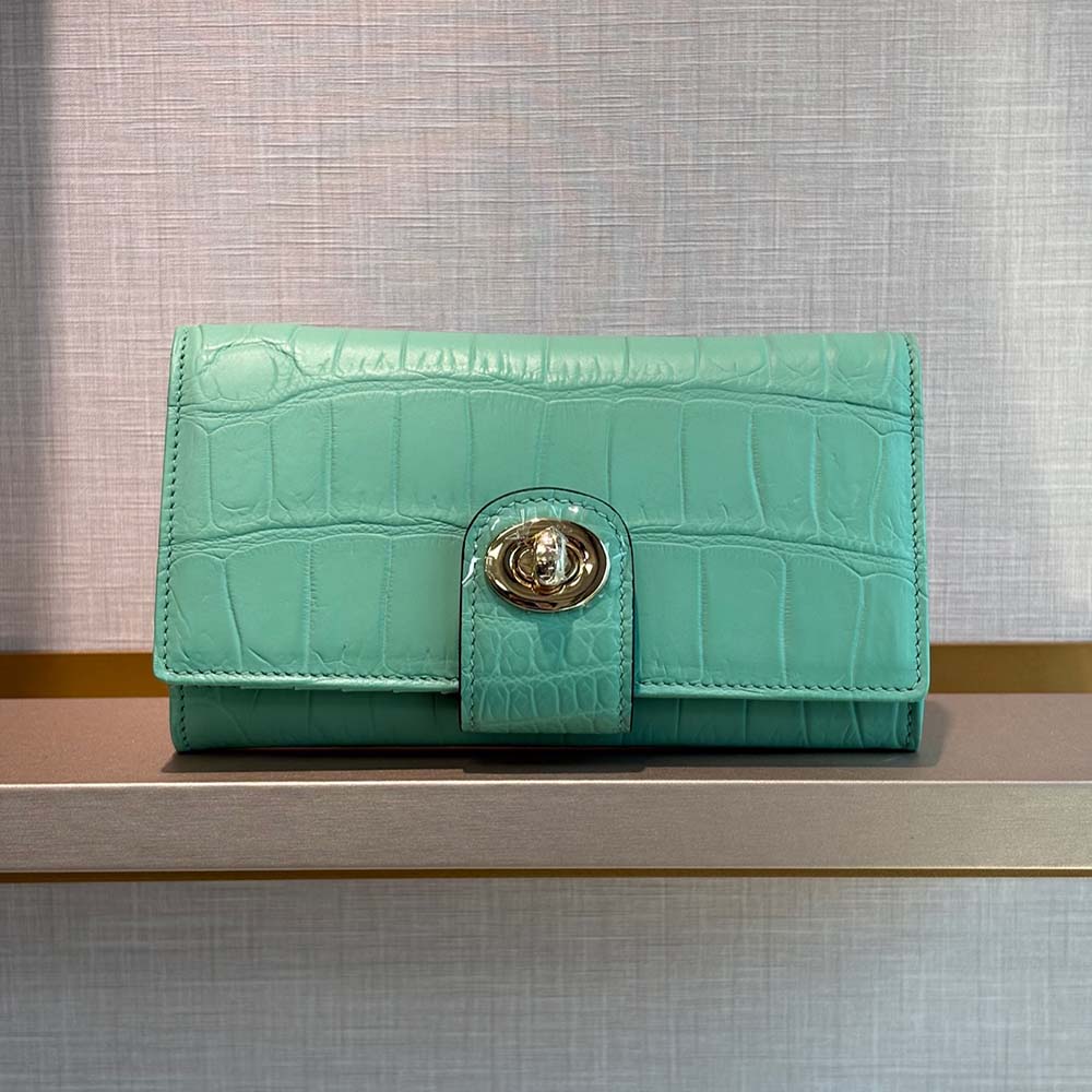 全鱷魚腹皮WOC訂製長夾