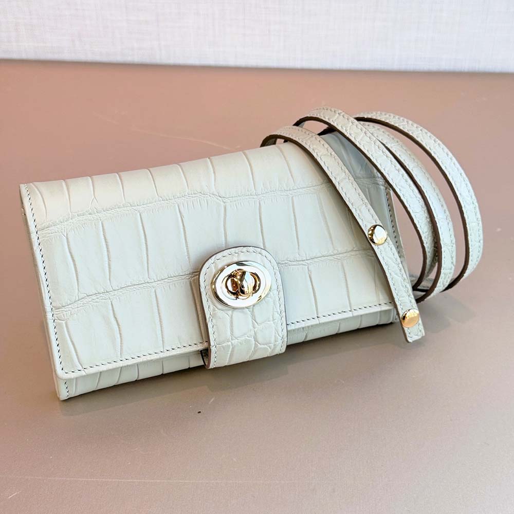 全鱷魚腹皮WOC訂製長夾